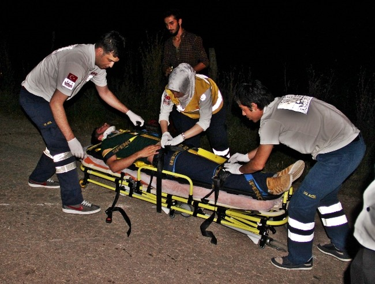 Çan\'da Trafik Kazası 1 Yaralı