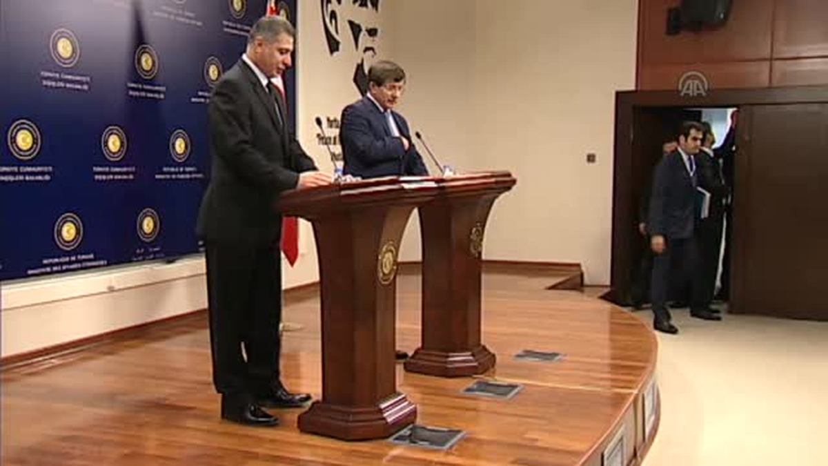 Davutoğlu-Salihi ortak basın toplantısı (1) -