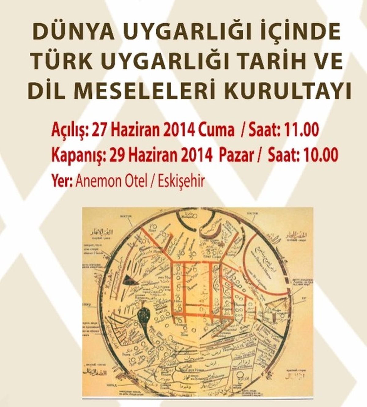 Eskişehir\'de "Dünya Uygarlığı İçinde Türk Uygarlığı Tarih ve Dil Meseleleri" Kurultayı Düzenlenecek