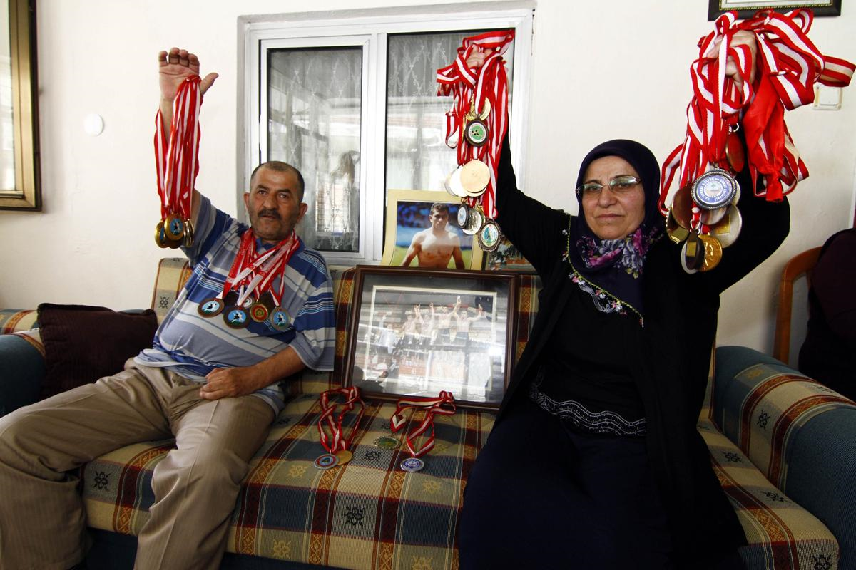 Madenci Babanın "Başpehlivan" Oğlu