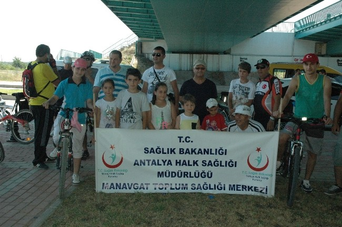 Manavgat\'ta Sağlık İçin Pedal Çevrildi