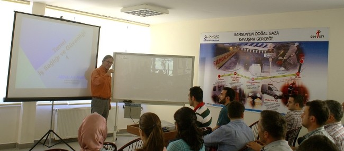 Samgaz\'da İş Sağlığı Eğitimi Tamamlandı