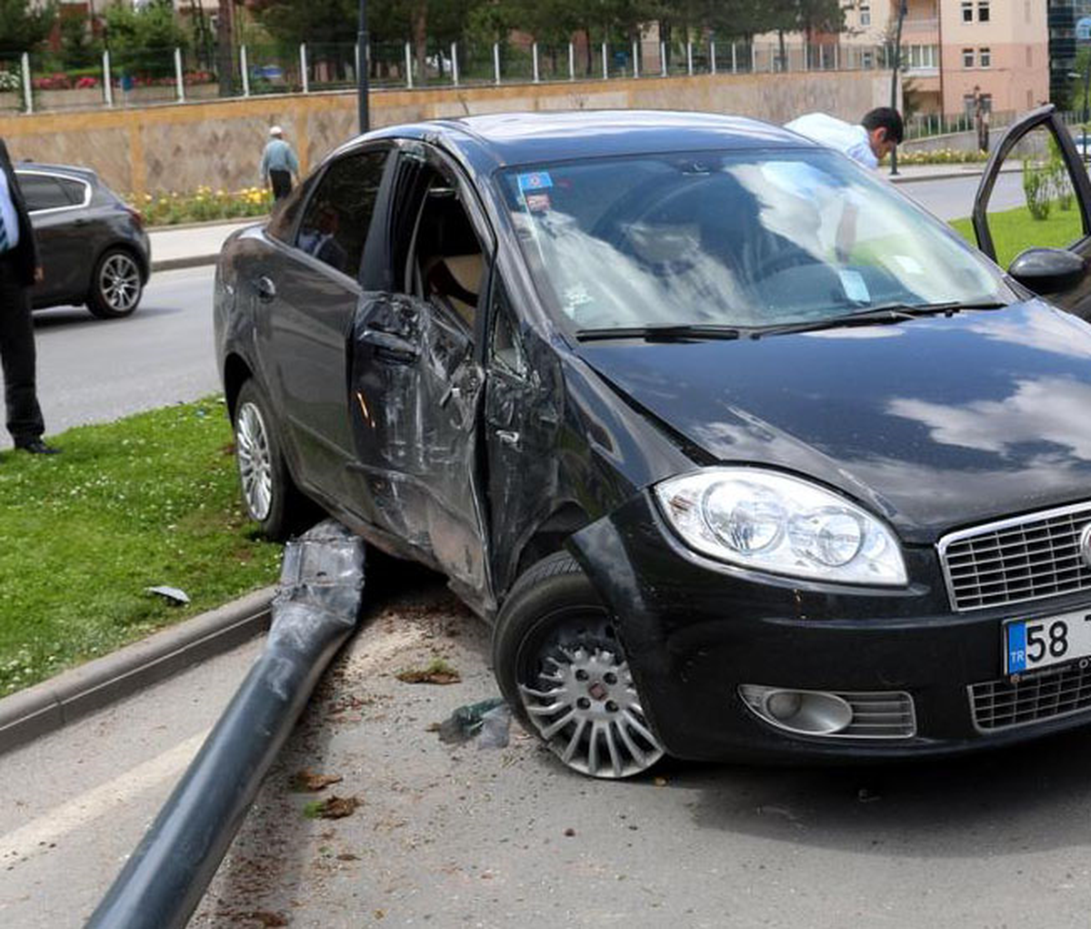 Sivas\'ta Trafik Kazası: 1 Yaralı