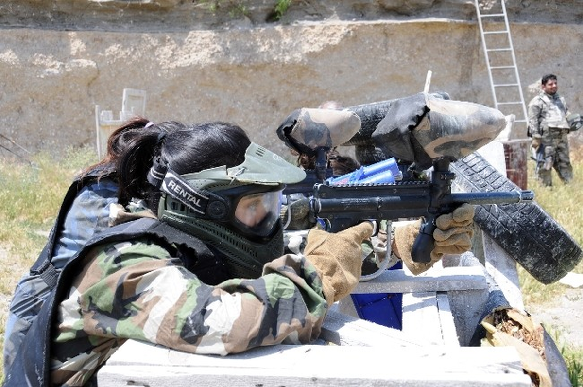 Talas\'ta Gençlerin Paintball Heyecanı
