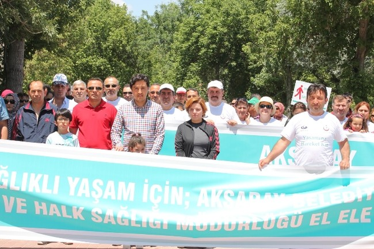 Aksaray\'da Sağlıklı Yaşam İçin Yürüdüler