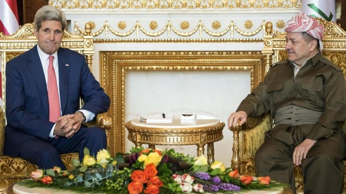 Barzani\'yi Ziyaret Eden ABD Dışişleri Bakanı Kerry: Bölgedenizdeki İlerleme Beni Şaşırttı