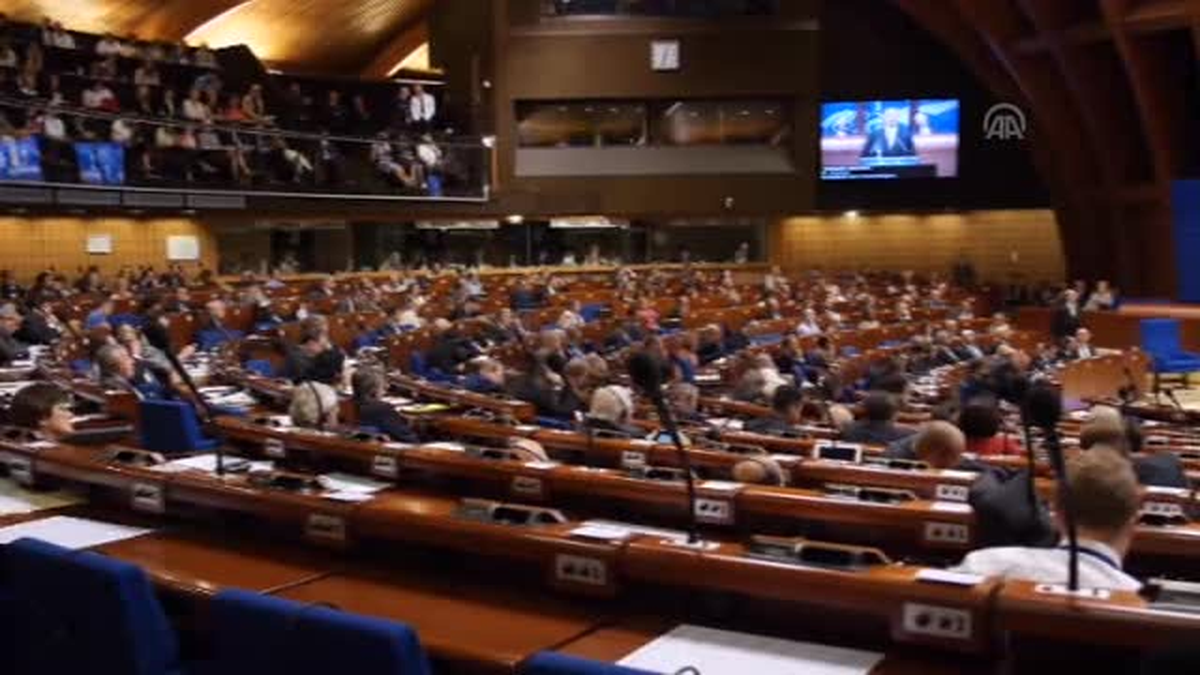 Azerbaycan Cumhurbaşkanı Aliyev, Avrupa Konseyi\'nde -