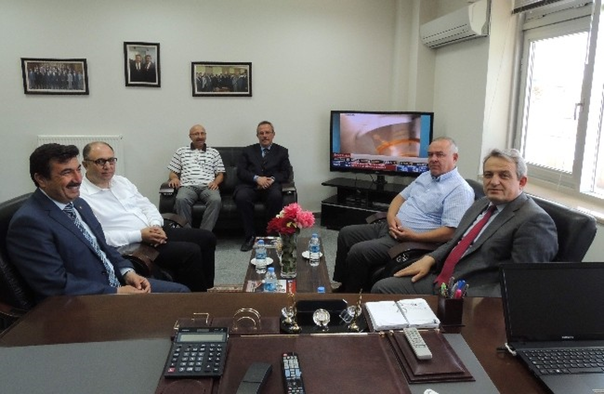 Başsavcı Eray\'dan Çorum Ticaret Borsasına Veda Ziyareti