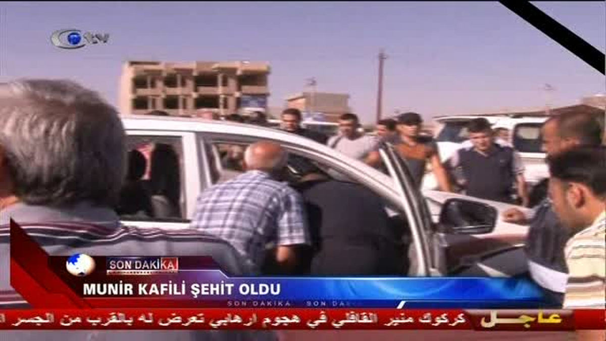 Kerkük İlçe Meclis Başkanı ve Irak Türkmen Cephesi Yürütme Kurulu Üyesi Münir Kafili Kerkük\'te...