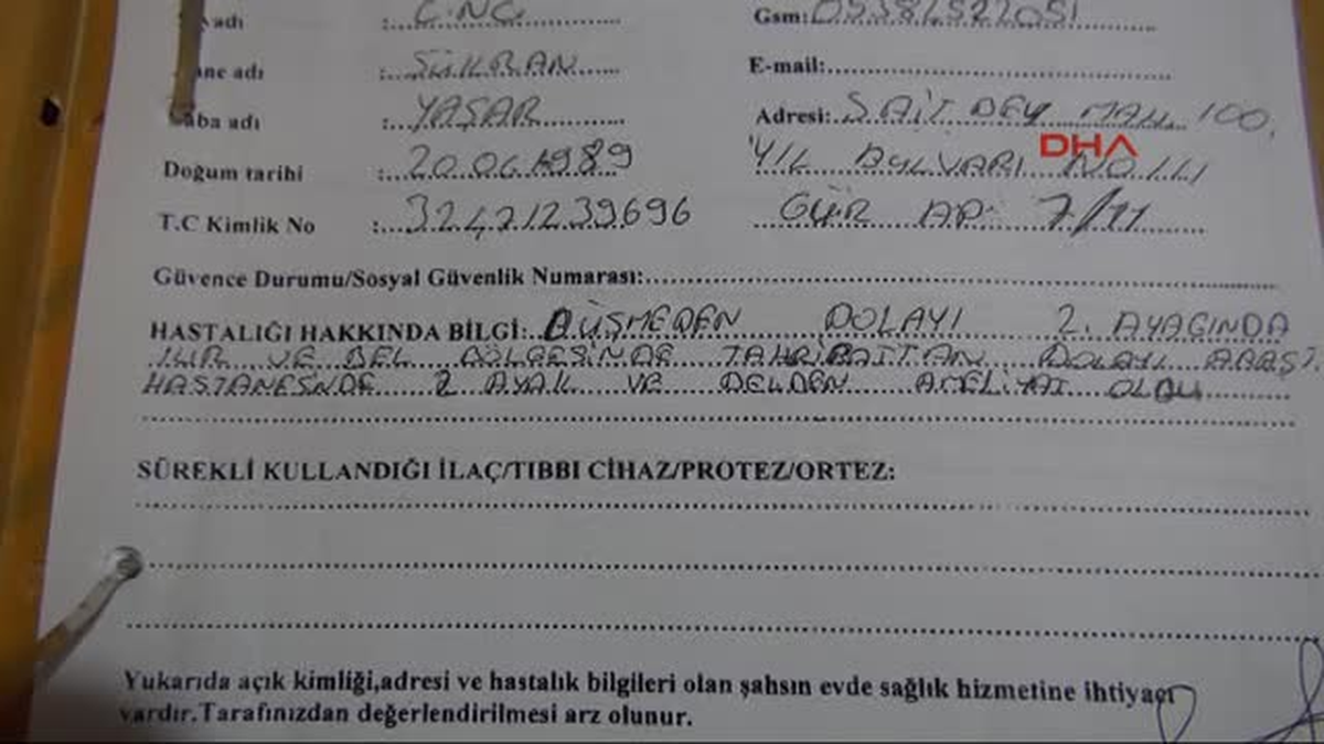 Köpeklerin Saldırısına Uğrayan Üniversite Öğrencisi Koltuk Değnekleriyle Yürüyebiliyor