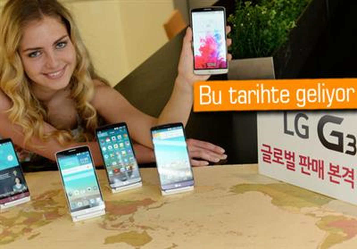 Lg G3\'ün Genel Satışı Başlıyor
