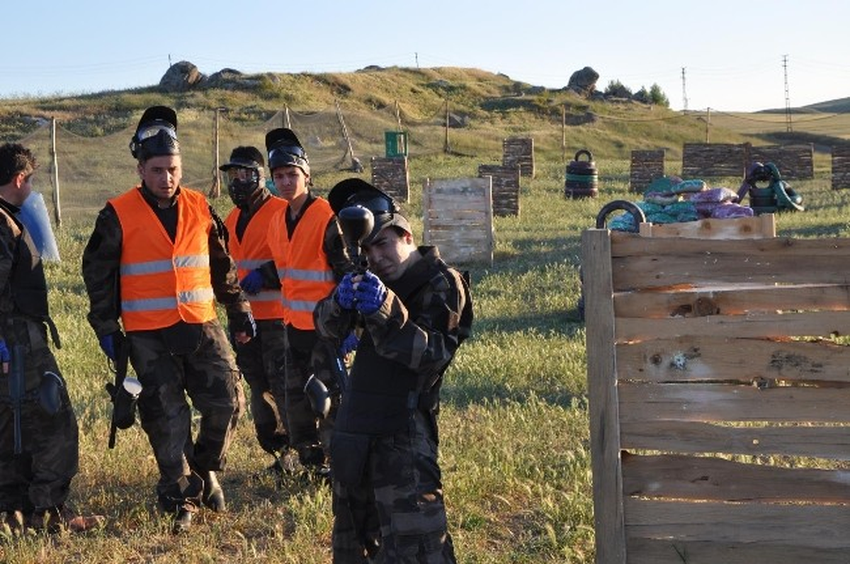 Sorgunlu Gençler Paintball Oyununa Merak Sardı
