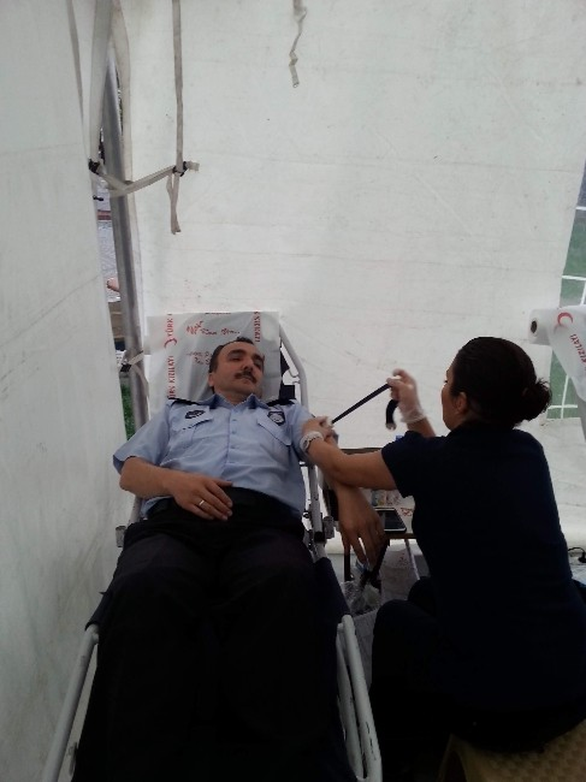 Zabıtadan Kan Bağışı Kampanyasına Destek