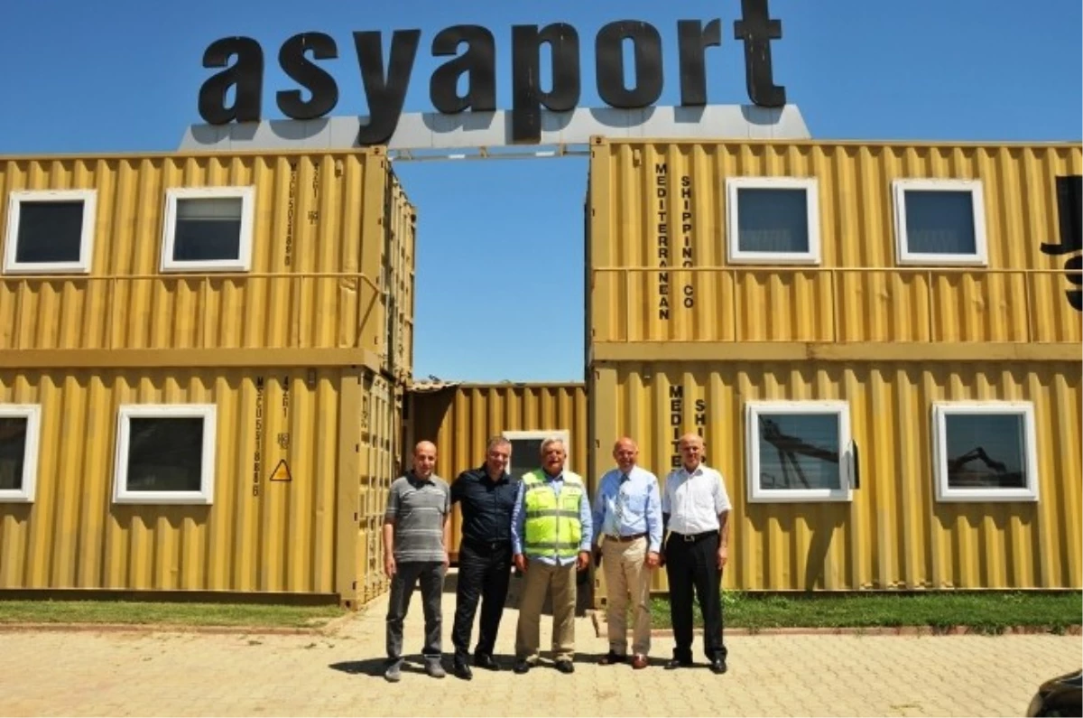 Asyaport ve Torsab İnceleme Komisyonu Asyaport Limanı\'nda İncelemelerde Bulundu