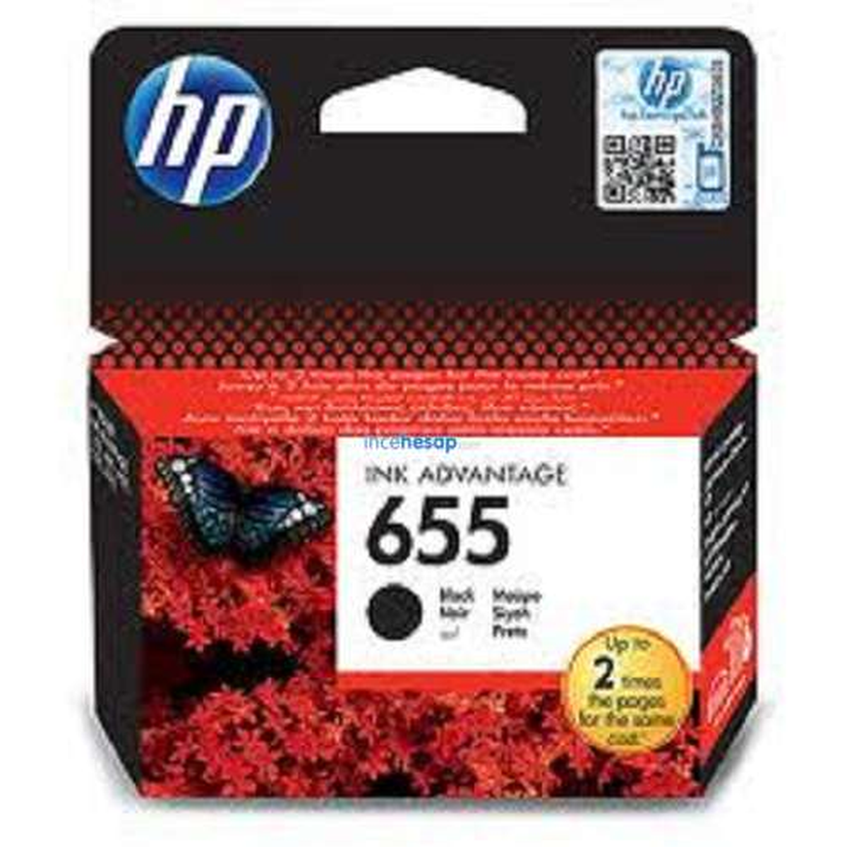 Hp Cz109ae Siyah Kartuş 650 (3525/4615/4625/5525)