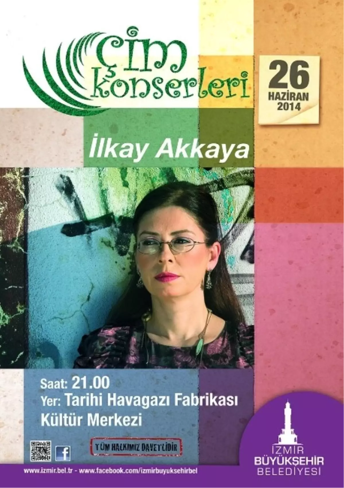 İlkay Akkaya, "Çim" Konserine Geliyor