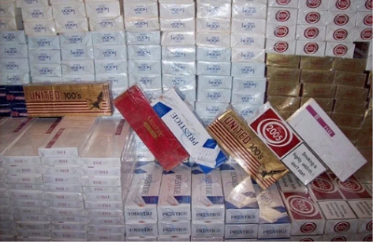 Mardin\'de 28 Bin Paket Kaçak Sigara Ele Geçirildi