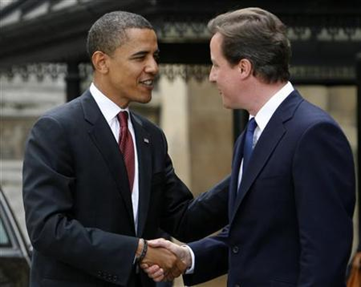 Obama, Cameron ile Ukrayna ve Irak\'ı Konuştu