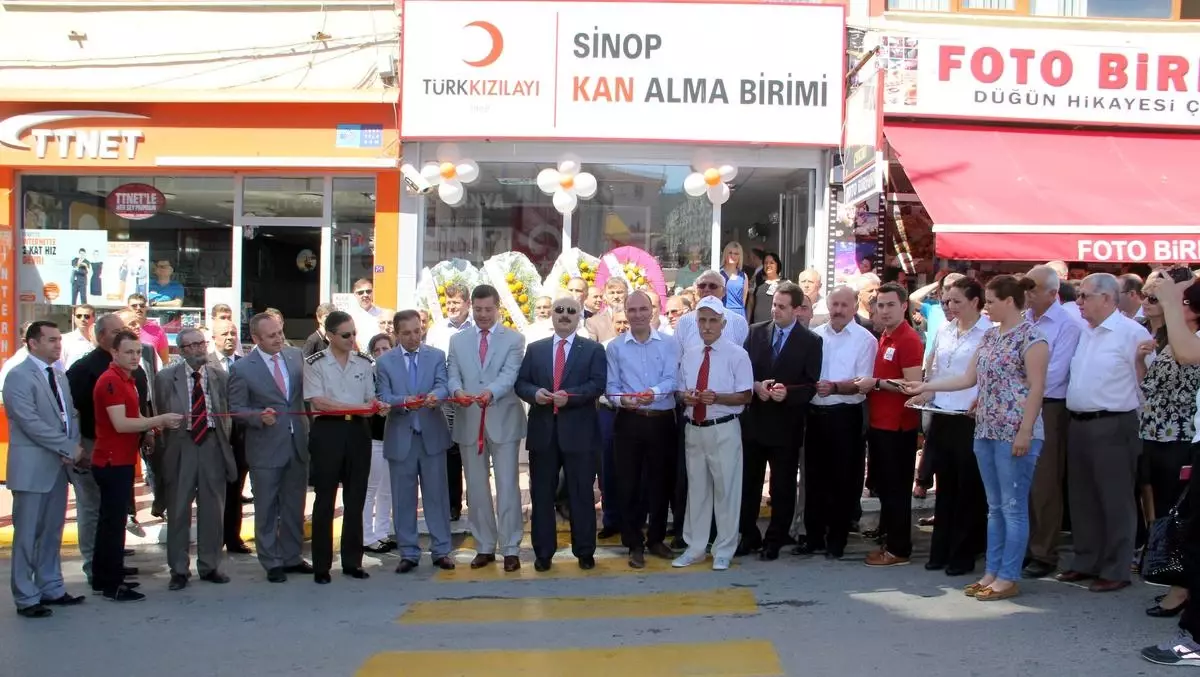 Sinop\'ta Kan Alma Birimi Açıldı