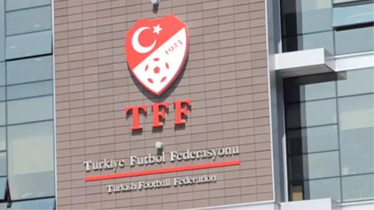 Tff\'den Başsağlığı Mesajı