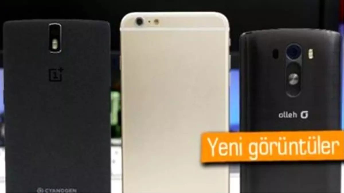 5.5 İnç İphone 6 Konsepti Lg G3 ve Oneplus One ile Yan Yana