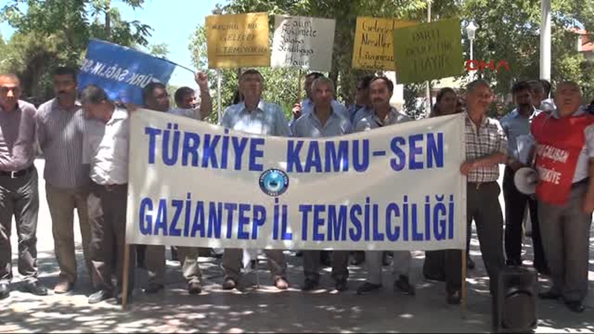 Gaziantep\'te \'Torba Yasa\' Protestosu