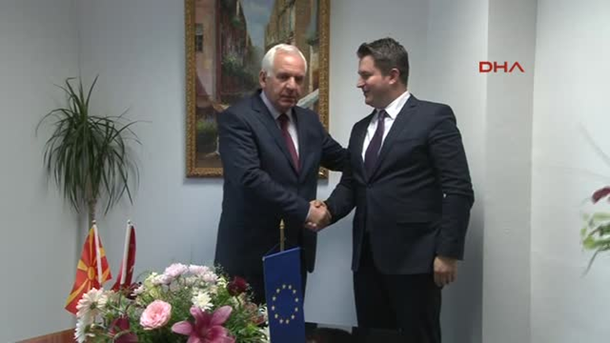 Seçimlerden Sonra Başbakan Nikola Gruevski\'nin Hükümet Kabinesinde Yer Alan Devlet Bakanı Furkan...