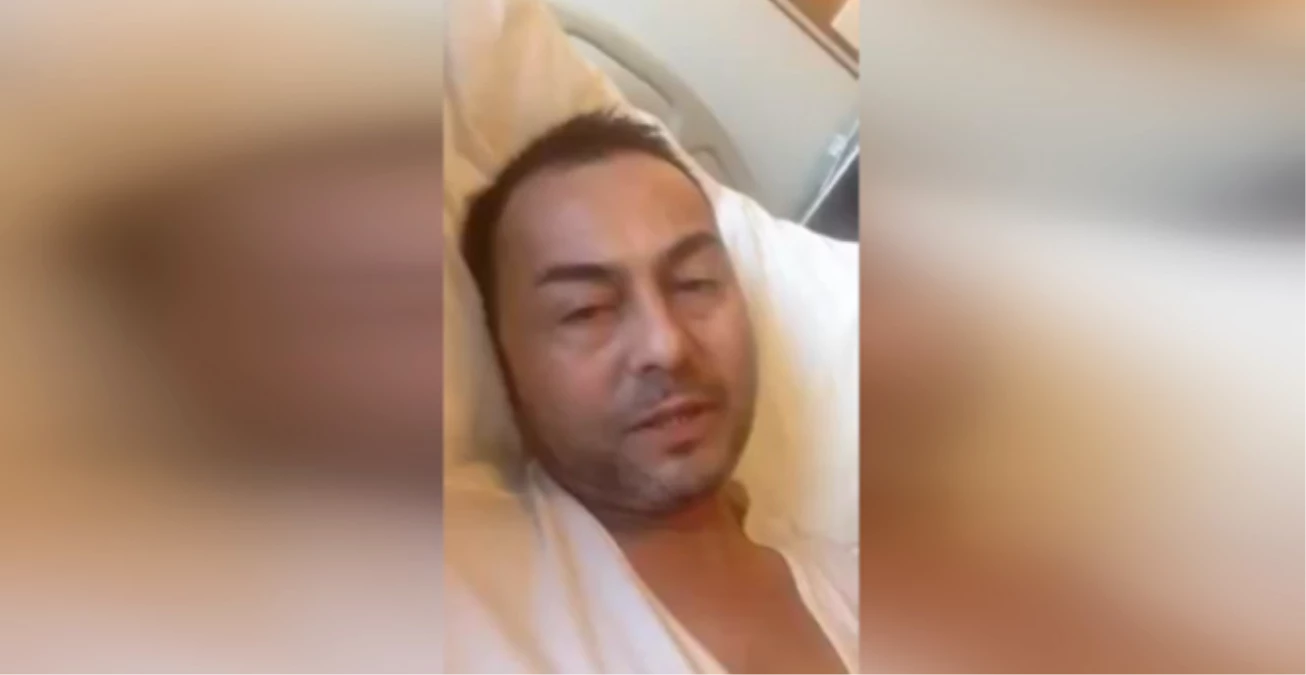 Serdar Ortaç\'tan Hayranlarına Hasta Yatağından Mesaj