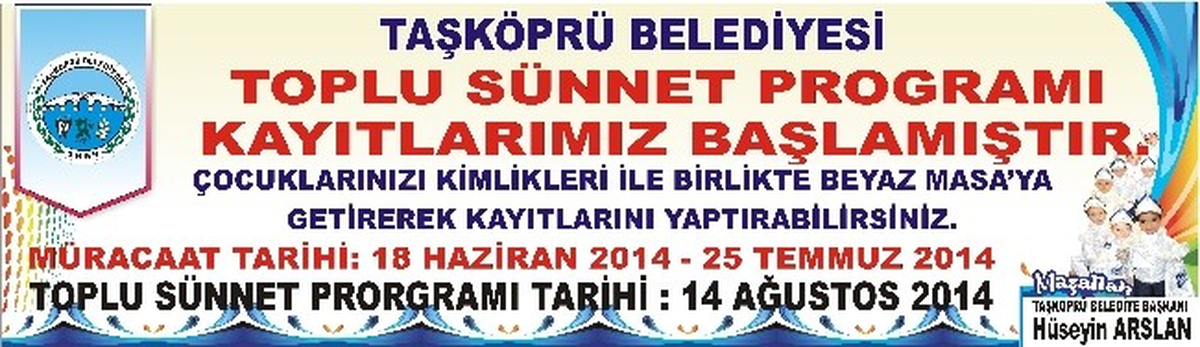 Taşköprü Belediyesi\'nden Toplu Sünnet Programı