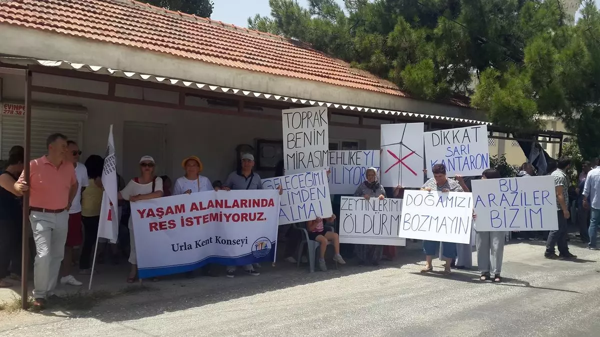 Urla\'ya Yapılması Planlanan Rüzgar Enerji Santrali