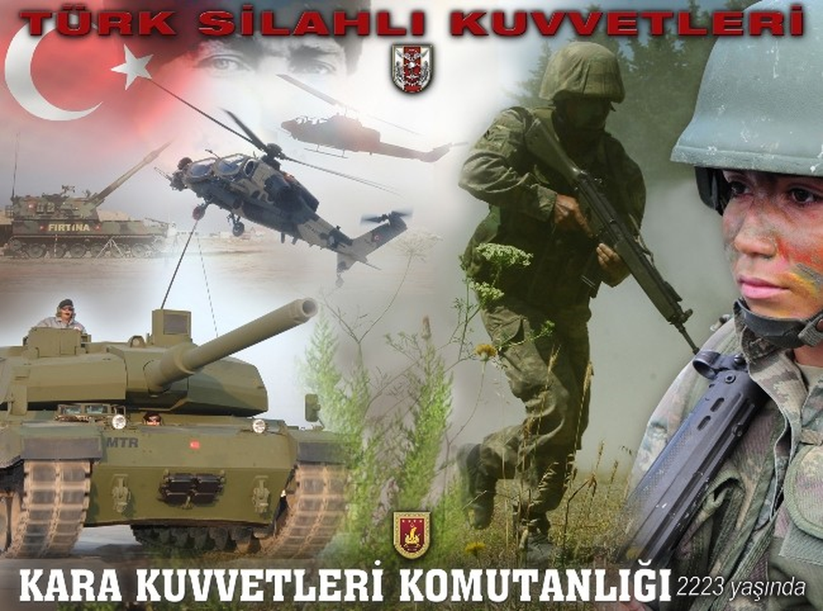 Kara Kuvvetleri Komutanlığının 2223\'üncü Kuruluş Yıldönümü