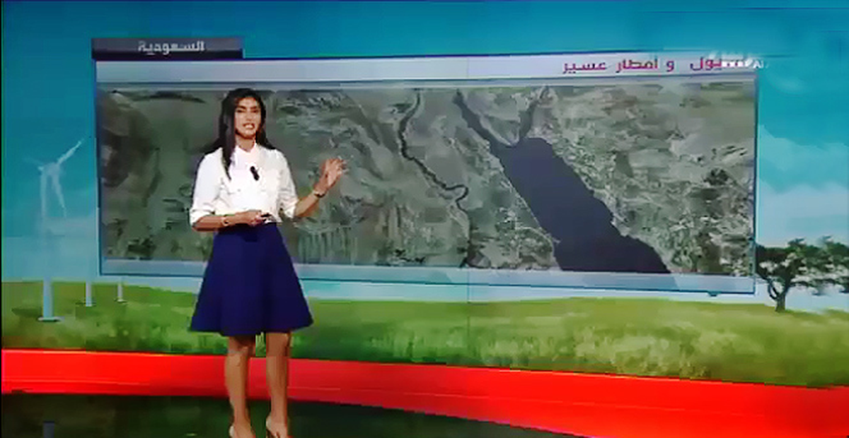 Spiker Hava Durumu Sunarken Yere Çakıldı