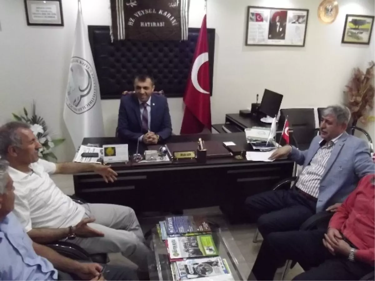 AK Parti Heyetinden, Koyun Keçi Üreticileri Birliği'ne Ziyaret