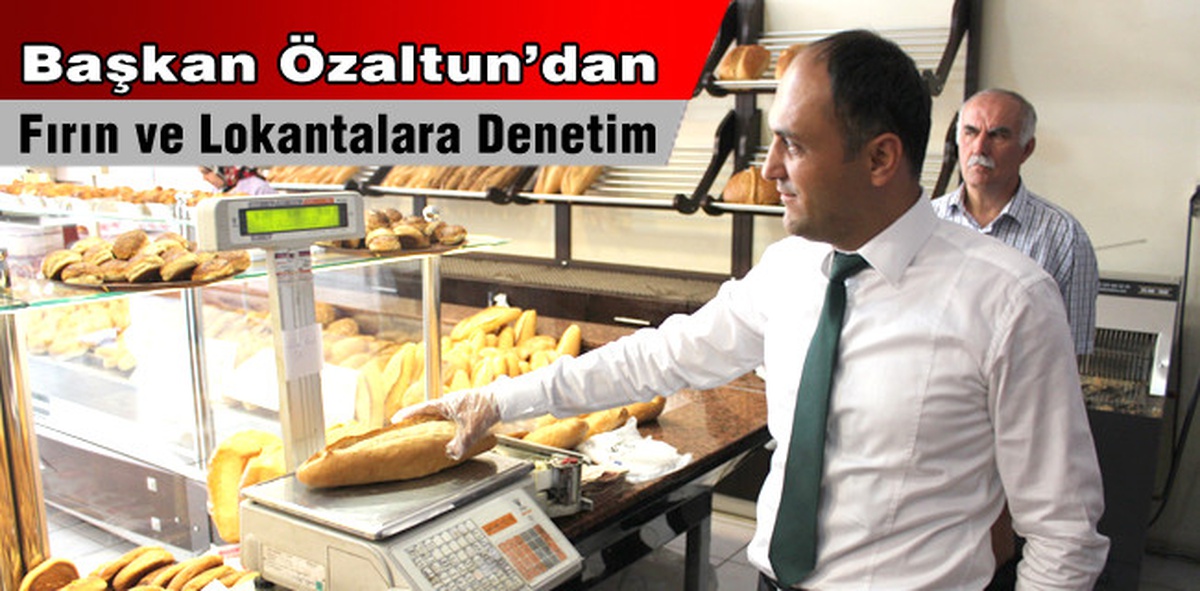 Beyşehir Belediye Başkanı Özaltun, Pastaneleri Denetledi