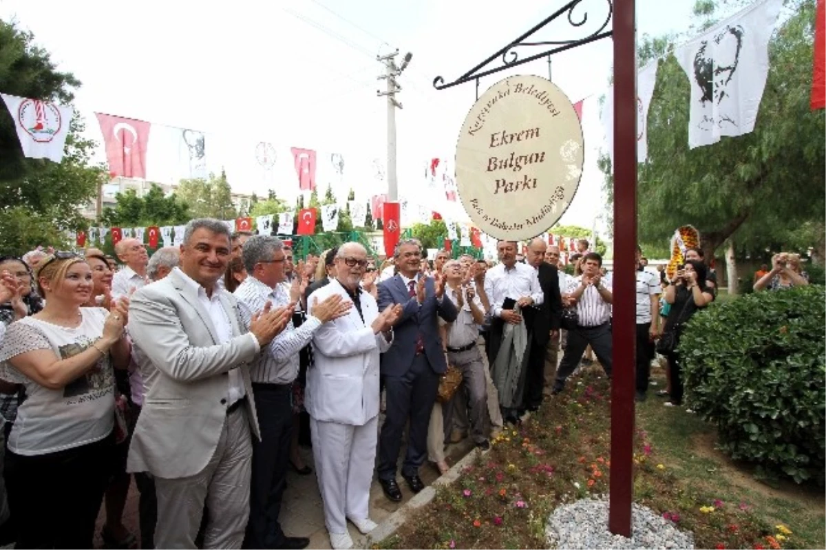 Karşıyaka Ekrem Bulgun Parkı Açıldı