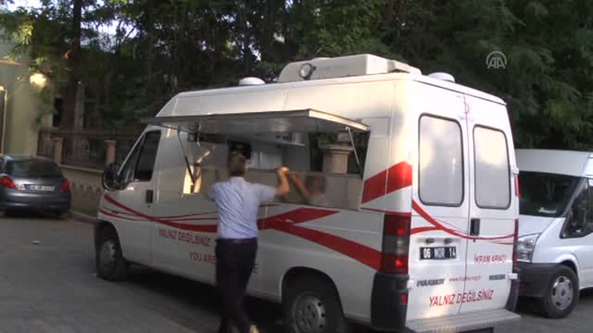 Kızılay\'ın ikram aracı, iftar öncesi ve sonrası hizmet verecek -