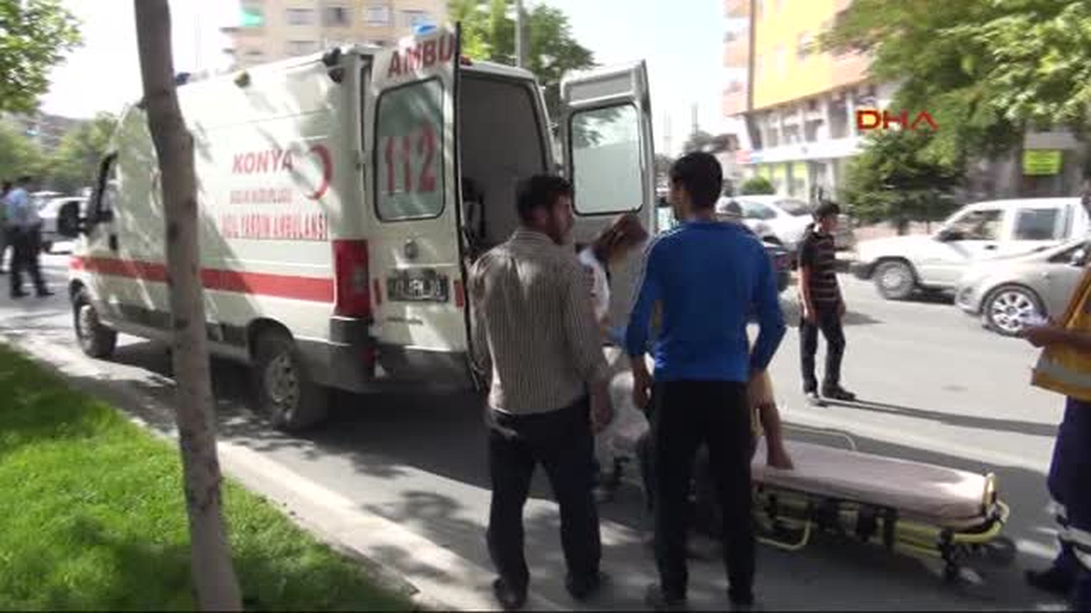 Konya\'da Zincirleme Trafik Kazası 1 Yaralı