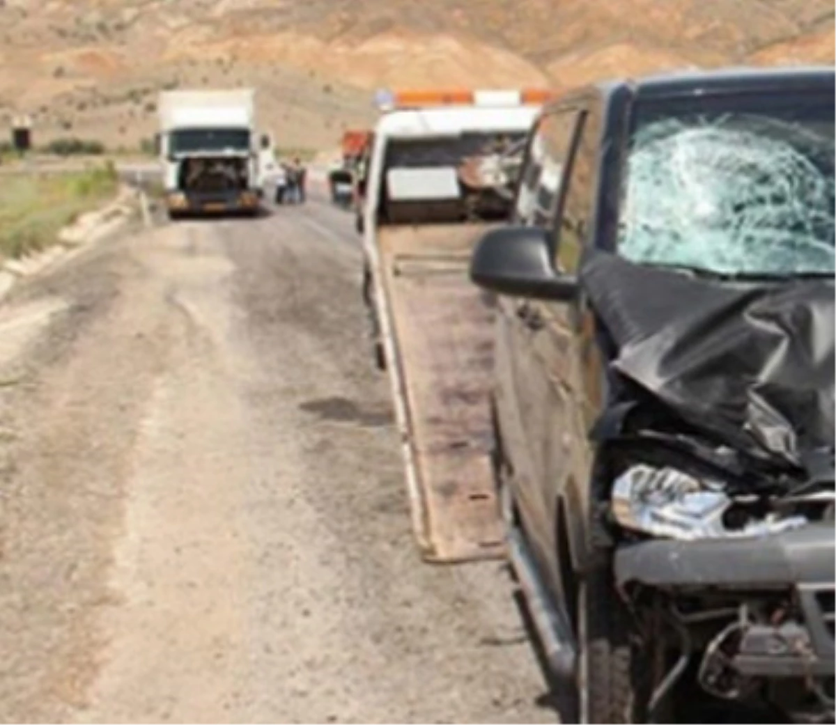 Sivas\'ta Trafik Kazası:1 Ölü, 1 Yaralı