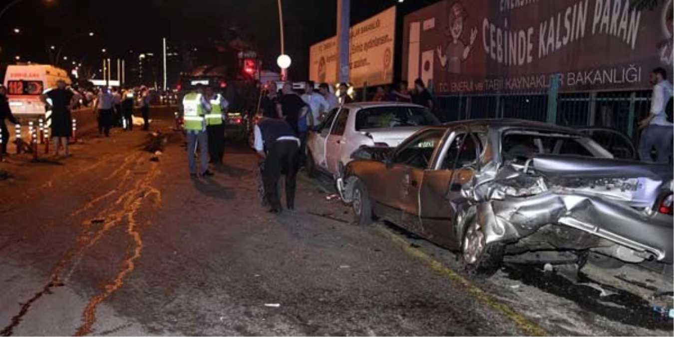 Ankara\'da Trafik Kazası: 1 Ölü, 5 Yaralı