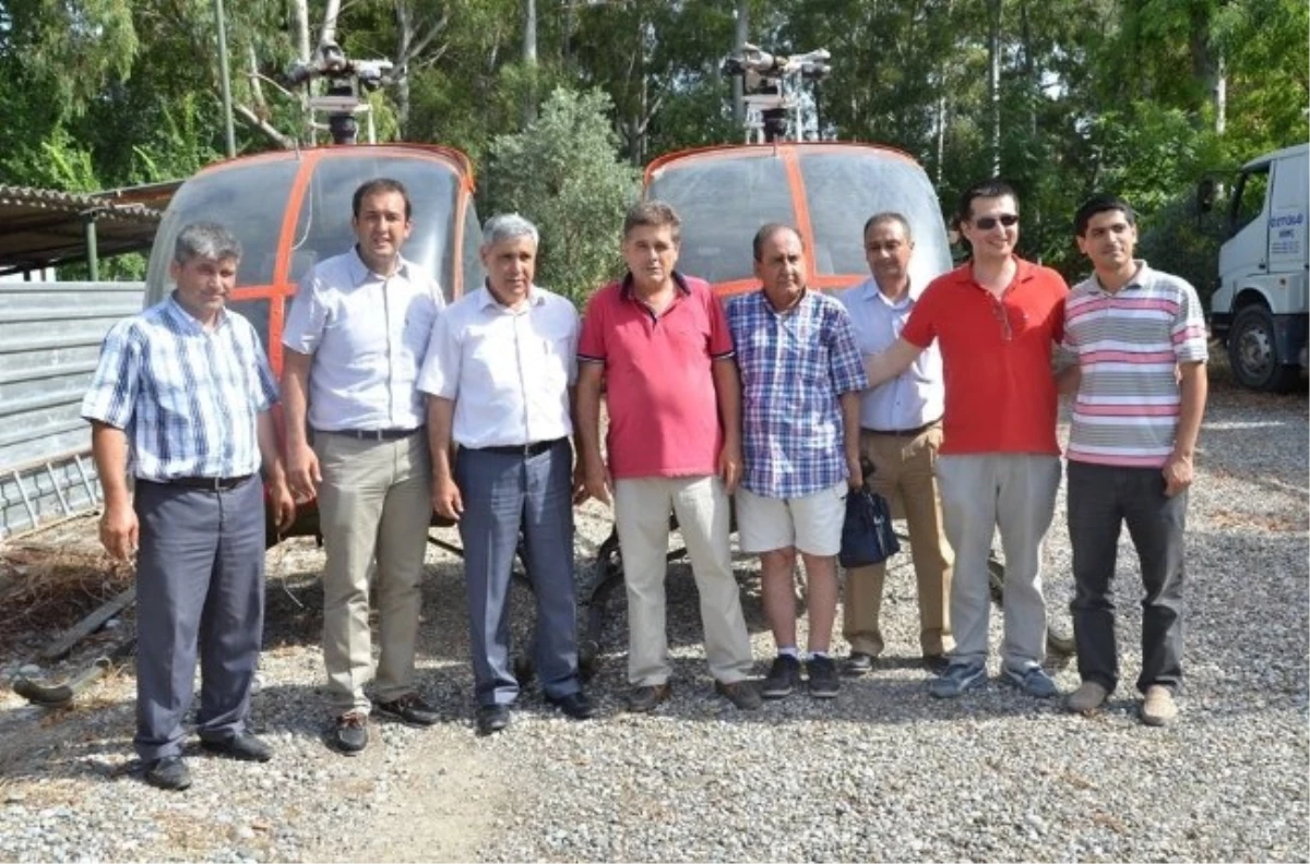 Dalaman Sivil Havacılık Okulu\'nun Helikopterleri Geldi.