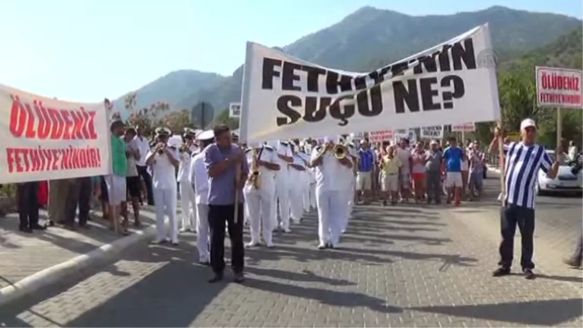 Fethiyeliler, Kumburnu ve Belcekız plajları için yürüdü -