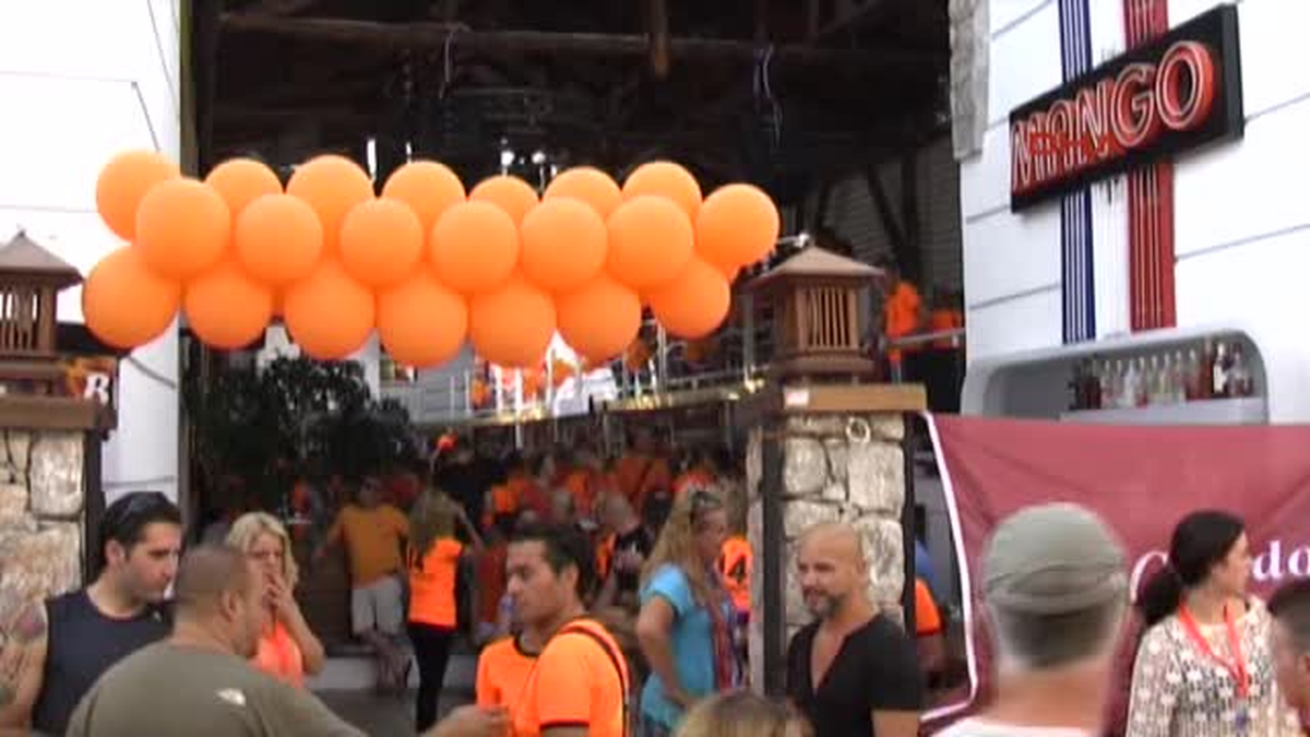 Hollandalı Turistlerin Çeyrek Final Coşkusu