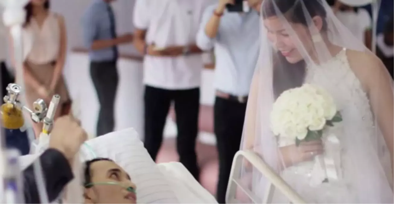 Ölümüne 10 Saat Kala Sevgilisiyle Evlendi