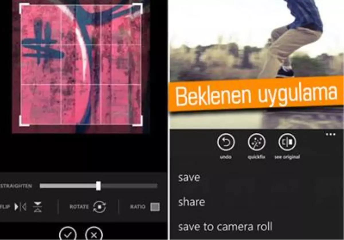 Photoshop Express, Windows Phone\'a Geldi!