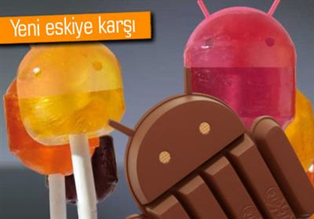 Android L ve Android 4.4 Kitkat Arasındaki Farklar