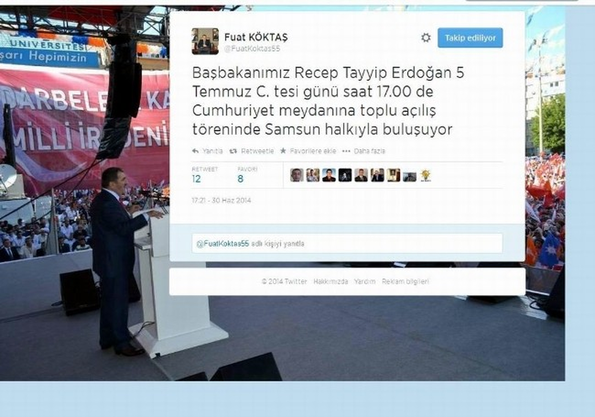 Başbakan Erdoğan Cumartesi Samsun\'da