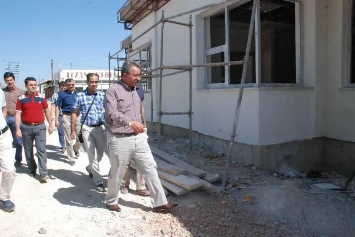 Başkan Hançerli, Aile Sağlığı Merkezi İnşaatını İnceledi