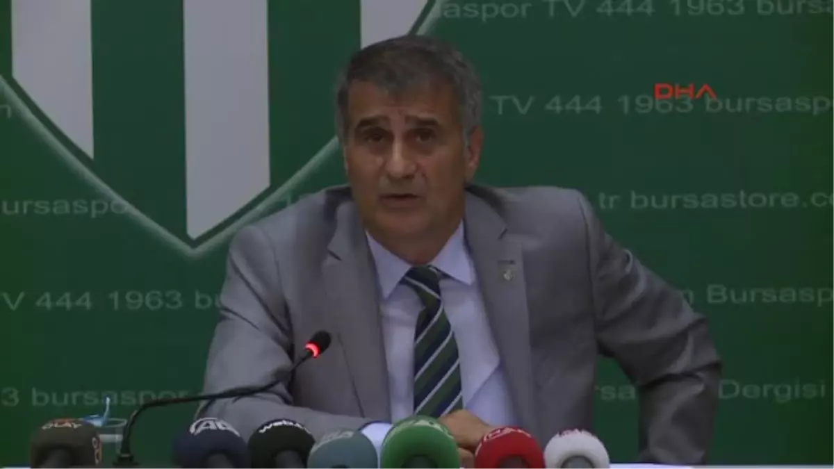Bursaspor Teknik Direktörü Şenol Güneş, Bugün Başlayacak Olan Yeni Sezon Hazırlıkları Öncesinde...
