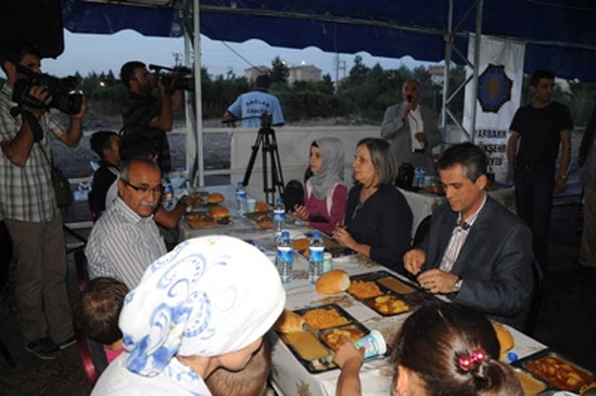 Eşbaşkanlar İftar Çadırında