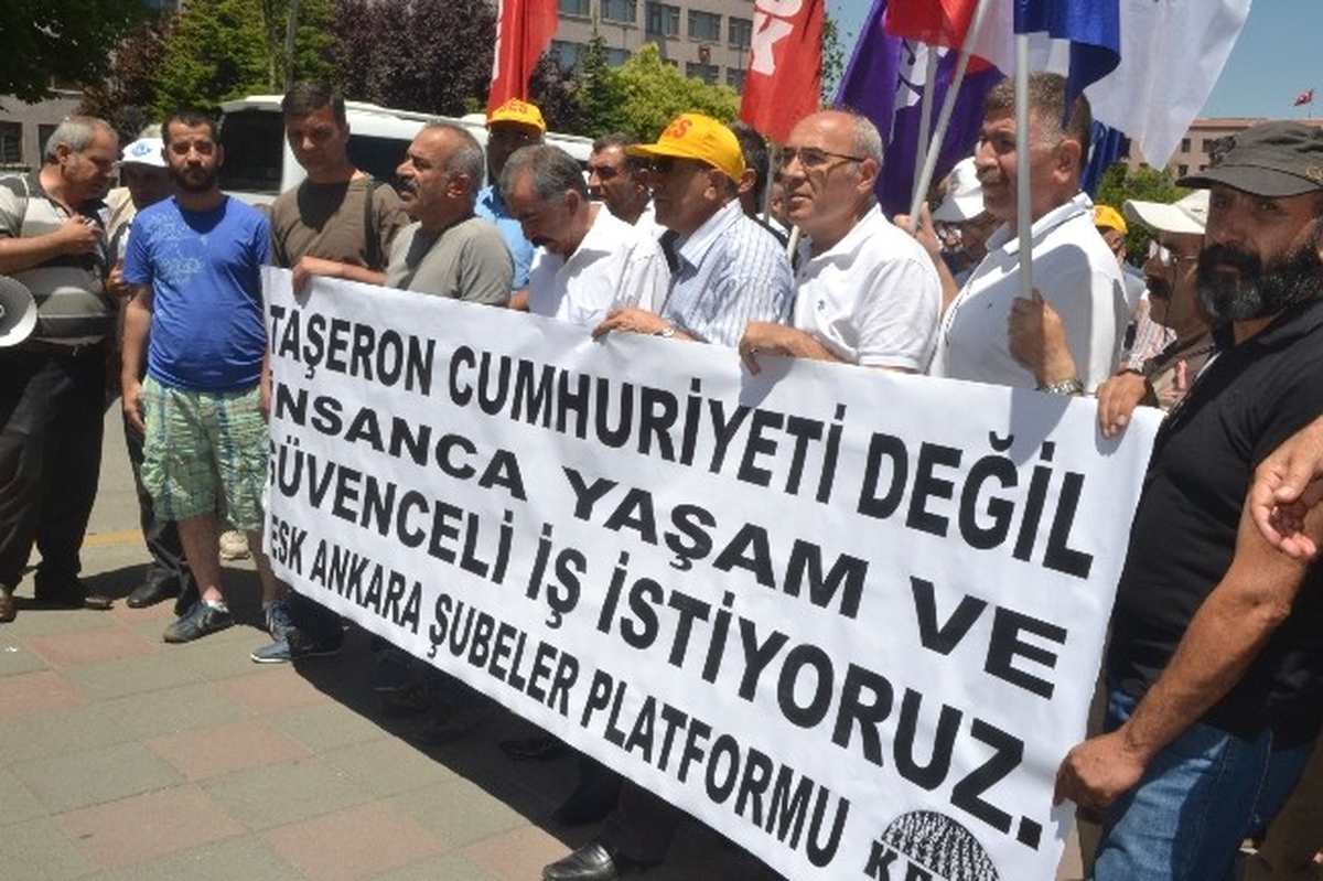 Kesk Üyelerinden Torba Yasa Eylemi